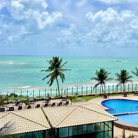 Tabatinga Residence Flat Pe Na Areia II Conde  Exterior photo